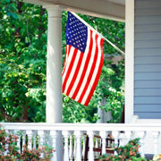American Flag for House with Flag Pole Kit. Made in USA Flag, American Stick Flags - The Rike Inc