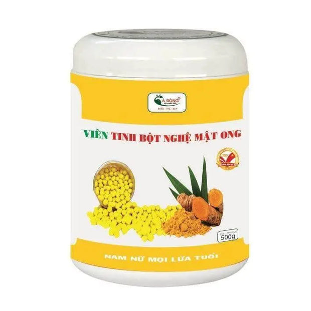 500 Gram Honey Curcumin Turmeric Starch Ball for Skin, Nail, Joint, Heart, Immune Support from Turmeric Root Extract - The Rike Inc