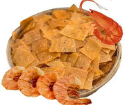 Banh Phong Tom Dac Biet Ca Mau (Shrimp Chips), Shrimp Puffs, Shrimp Snacks, Prawn Crackers (to cook), Quick Frying, for Adult and Child Vegan Snack and Cookies (2.2 Lbs (1000 gram)) - The Rike Inc