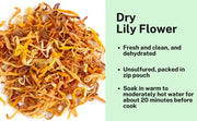 Dried Lily Flower Tea Lilies petal Flower tea100 Gram 3.5 oz Lily Tea Spiritual herb tea Herbal Tea Herb Apothecary - The Rike Inc