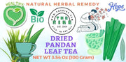 Dried pandan leaf tea Pandan Leaves Pandanus Pandan Tea Leaf screwpine Herbal Tea La Dua Amaryllifolius Tea Aromatic Natural 100 Gram - The Rike Inc