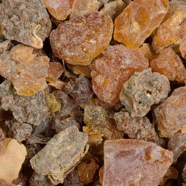 200-gram - Myrrh Gum - 100% Wild Harvested Aromatic Pure & Natural Commiphora Myrrha Gum Rock - Sacred Yemeni Myrrh Block Incense for Home Fragrance & Meditation - The Rike - The Rike Inc