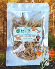 50 gram Dried Lily Flower Tea Lilies petal Orange Herbal Tea Organic Apothecary herb The Rike