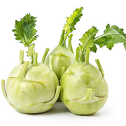 1000 Seeds - Early White Vienna Seeds | for Planting Kohlrabi or Su Hao | Non-GMO, Heirloom Variety for Easy Home Gardening | Bulbs for Unique Dishes - The Rike