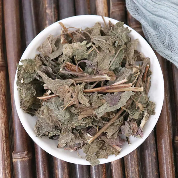 100 gram - Dried Perilla Leaf Tea | Perilla Frutescens Herbal Tea, Perilla Folium Zisuye (Zi Su Ye) Purple Perilla The Rike