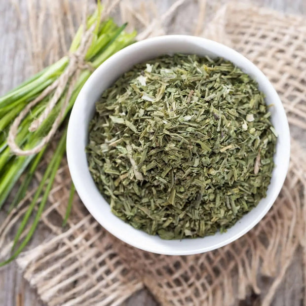 100 gram - Dried Chives Leaf - Allium schoenoprasum Tea Leaf Herbal Tea, Chopped Chive Rings Dehydrated Onion Chives Seasoning Spice | Chopped Chive Sprinkles Ribbons Bits Shreds Clippings - The Rike The Rike